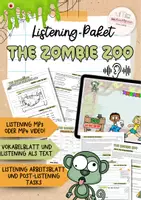 Vorschau - Unterrichtsreihen - Listening Halloween Englisch: the zombie zoo (Komplettpaket) - Deckblatt