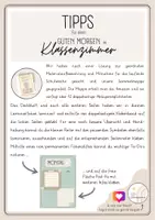 Vorschau - Mal- und Bastelvorlagen - Wochenplaner Seiten für Dokumentenmappe - Seite 1