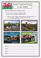 Vorschau - Unterrichtsreihen - Wales: A Historical Journey to Learn English! - Deckblatt