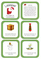 Vorschau - Spiele - Lesespiel - Die Aufgaben der Weihnachtswichtel - Seite 1