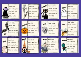 Vorschau - Spiele - Halloween: Information Gap Activity (Alle Klassenstufen) - Seite 2