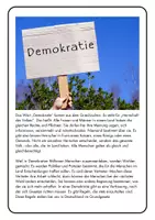 Vorschau - Arbeitsblätter - Unterrichtspaket Demokratie - Seite 1