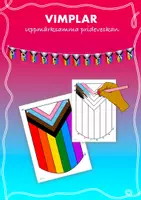 förhandsvisning - Vimplar – Värdegrund, HBTQIA+, Pride - försättsblad