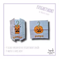 förhandsvisning - Evighetskort halloween - försättsblad