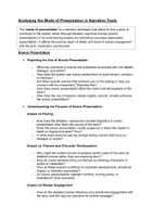 Vorschau - Arbeitsblätter - Analyzing the Mode of Presentation: "Dracula" - Seite 1