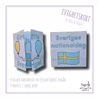 förhandsvisning - Evighetskort nationaldagen - försättsblad