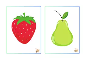 Vista previa - Tarjetas / Manipulativos - TARJETA VOCABULARIO ALIMENTOS - página 2