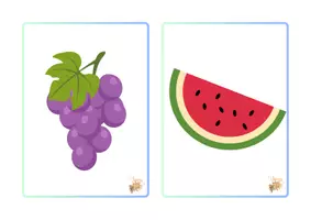 Vista previa - Tarjetas / Manipulativos - TARJETA VOCABULARIO ALIMENTOS - página 3