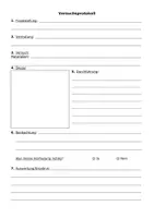 Vorschau - Experimente - Versuchsprotokoll Experiment Physik Chemie Biologie - Seite 1