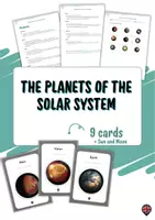 Aperçu - Fiches - Les Planètes du Système Solaire en anglais - Page de couverture