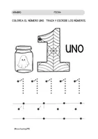 Vista previa - Hojas de trabajo - Matemáticas para educación infantil 1. Halloween - página 2