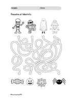 Vista previa - Hojas de trabajo - Matemáticas para educación infantil 1. Halloween - página 3