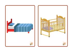Vista previa - Tarjetas / Manipulativos - TARJETA VOCABULARIO MOBILIARIO - página 3