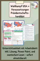 Vorschau - Stundenentwürfe - Wahlkampf USA - Deckblatt