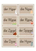 Vorschau - Spiele - Übung Wörter mit doppeltem Mitlaut, kurze und lange Selbstlaute - Seite 3