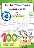 Vorschau - Arbeitsblätter - Rechentraining - ZR 100 - Addieren von Einern ohne Überschreitung - Deckblatt