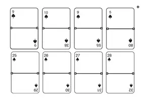Vista previa - Tarjetas / Manipulativos - CARTAS PARA TRABAJAR LA PROPIEDAD CONMUTATIVA - página 2