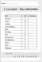 Vorschau - Arbeitsblätter - Lesespur - Das Laternenfest (1. - 2. Klasse) Sankt Martin - Seite 3