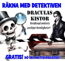 förhandsvisning - GRATIS! Räkna med detektiven - Draculas kistor - försättsblad
