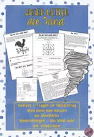 Vorschau - Arbeitsblätter - Der Wind - Windrichtung - Windstärke - Wirbelsturm - Deckblatt