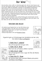 Vorschau - Arbeitsblätter - Der Wind - Windrichtung - Windstärke - Wirbelsturm - Seite 1