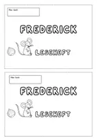 Vorschau - Arbeitsblätter - Leseheft zum Bilderbuch Frederick von Leo Lionni - Seite 1