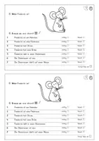 Vorschau - Arbeitsblätter - Leseheft zum Bilderbuch Frederick von Leo Lionni - Seite 2