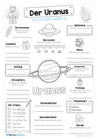 Vorschau - Arbeitsblätter - Steckbrief zum Planeten "Uranus" - Seite 1