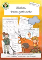 Vorschau - Arbeitsblätter - Herbst (Hörrätsel und Geräusche): Hörverstehen und auditive Wahrnehmung fördern (Grundschule Musik Klasse 1–4) - Deckblatt