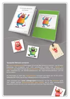 Vorschau - Stationenlernen - Materialpaket Klettmappen | Tanzende Monster | Level 1-4 - Seite 2
