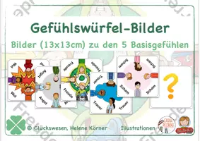Vorschau - Bildkarten - Gefühlswürfel-Bilder - Deckblatt