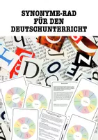 Vorschau - Bildkarten - Synonyme-Rad für den Deutschunterricht - Deckblatt