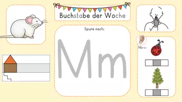 Vorschau - Arbeitsblätter - Buchstaben Einführung für die digitale Tafel - Seite 3