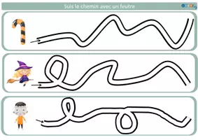 Aperçu - Apprentissages en autonomie - FICHES DE GRAPHISME - halloween - Page 3