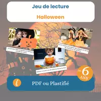 Aperçu - Apprentissages en autonomie - JEU DE LECTURE - halloween - Page de couverture