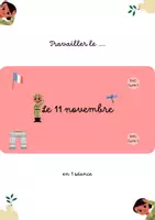Aperçu - Préparation de séance / Séance complète - Le 11 novembre (1 fichier pour le cycle 2 ; 1 pour cycle 3) - Page de couverture