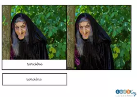 Aperçu - Apprentissages en autonomie - cartes de nomenclature Montessori sur le thème d'Halloween ! - Page 2