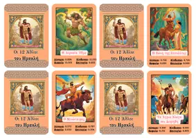 Προεπισκόπηση - Flashcards - Παιχνίδι Καρτών (Υπερατού) με τους 12 άθλους του Ηρακλή - Σελίδα 2