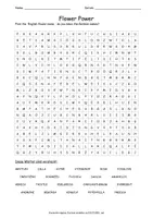 Vorschau - Quiz - Flower Power - find the flower name - Seite 1