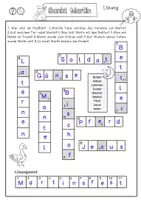 Vorschau - Arbeitsblätter - Kostenloses Arbeitsblatt Sankt Martin Rätsel. 1.Klasse bis 5.Klasse Religion - Seite 2