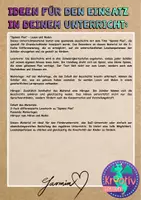 Vorschau - Arbeitsblätter - Lesen und Malen Halloween - Spinnis Plan #huhuhalloween - Seite 1