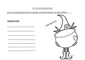 Vorschau - Arbeitsblätter - HEX HEX HEXENZAUBERTRANK - Seite 1
