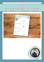 Vorschau - Arbeitsblätter - Hygiene beim Kochen - die wichtigsten Facts - Deckblatt