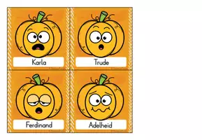 Vorschau - Bildkarten - Leserätsel - Kürbis Chaos - Seite 3