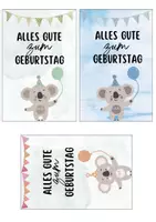 Vorschau - Bildkarten - Geburtstagsaufsteller mit Koala 🐨🎉 - Seite 3