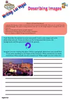 Vorschau - Arbeitsblätter - Writing Las Vegas - Bildbeschreibung - Deckblatt
