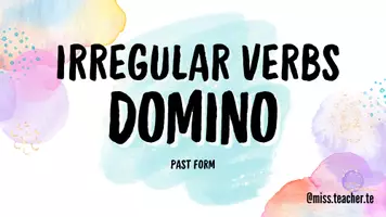 Vista previa - Juegos / Gamificación - Irregular Verbs Domino - página 1