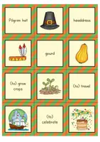 anteprima - Giochi - Thanksgiving Matching Pairs Game / Gioco di memoria (inglese) - Pagina 3