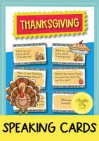 anteprima - Flashcard - Thanksgiving speaking cards; carte parlanti (inglese) - Pagina di copertina