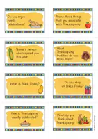 anteprima - Flashcard - Thanksgiving speaking cards; carte parlanti (inglese) - Pagina 2